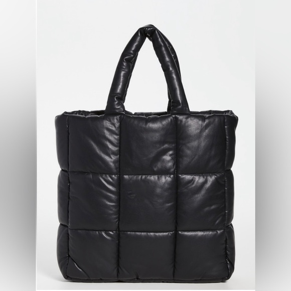 STAUD Handbags - STAUD STUDIO Assante puffy black bag
